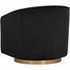 Hazel Gold / Black Sky Swivel Lounge Chair, Swivel